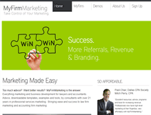 Tablet Screenshot of myfirmmarketing.com